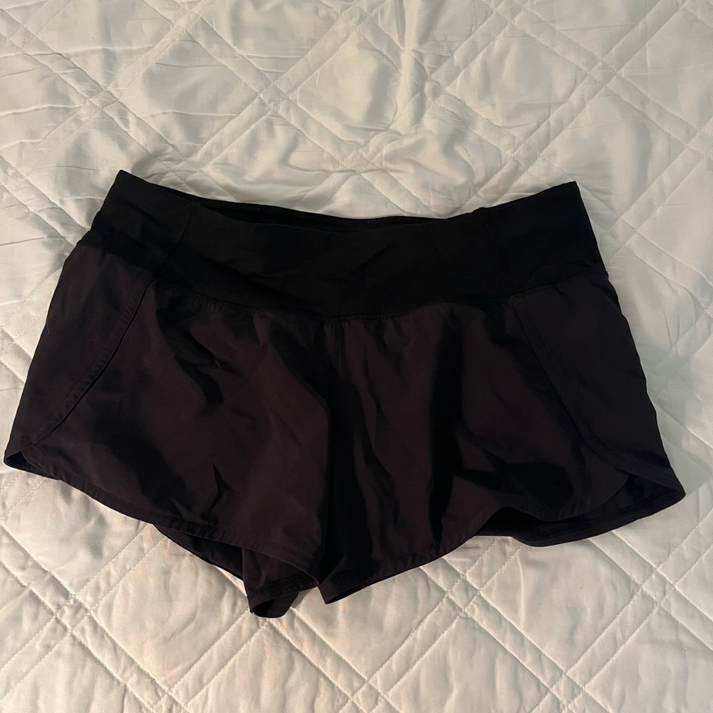 lululemon athletica Black Speed Up Shorts